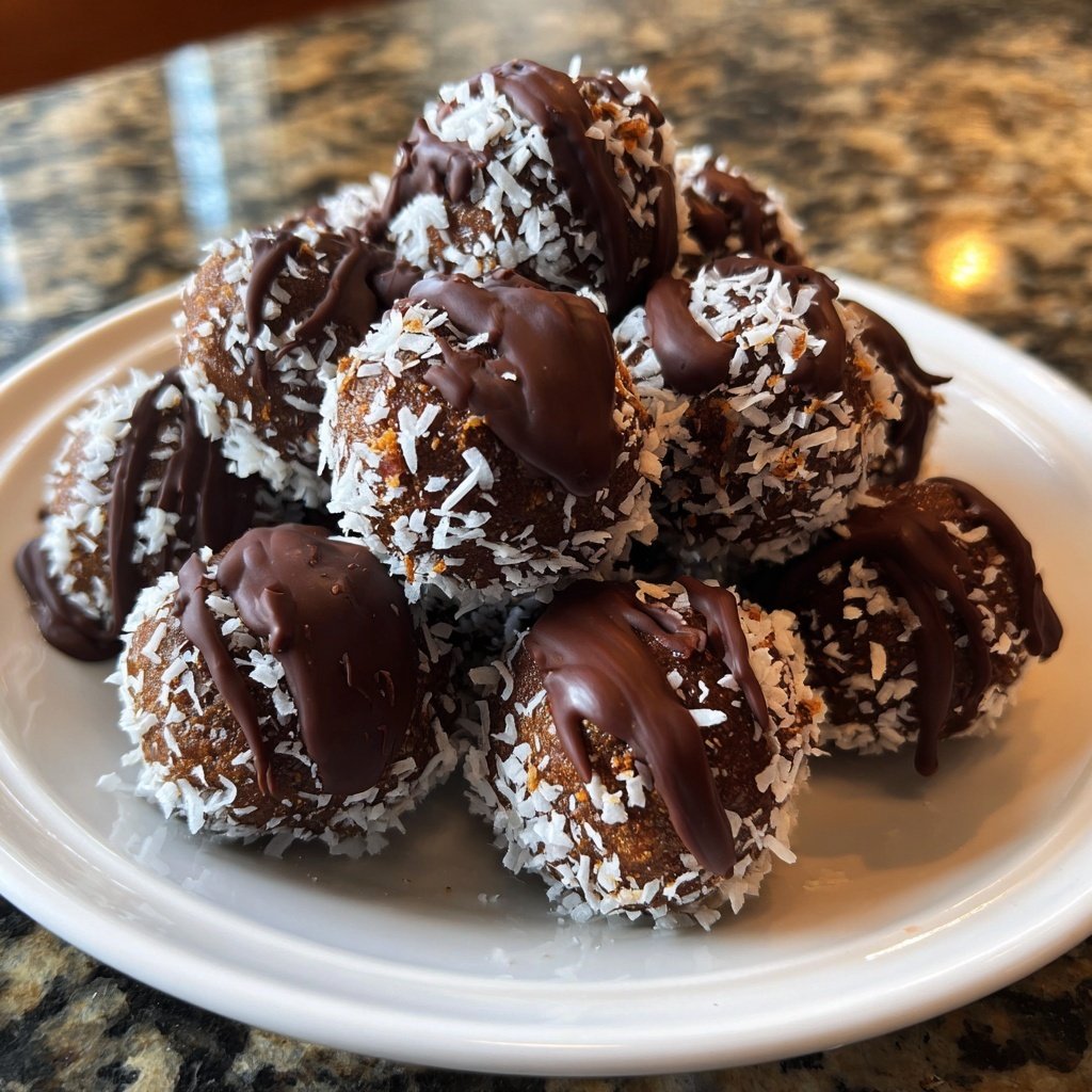 Chocolate Coconut Truffles