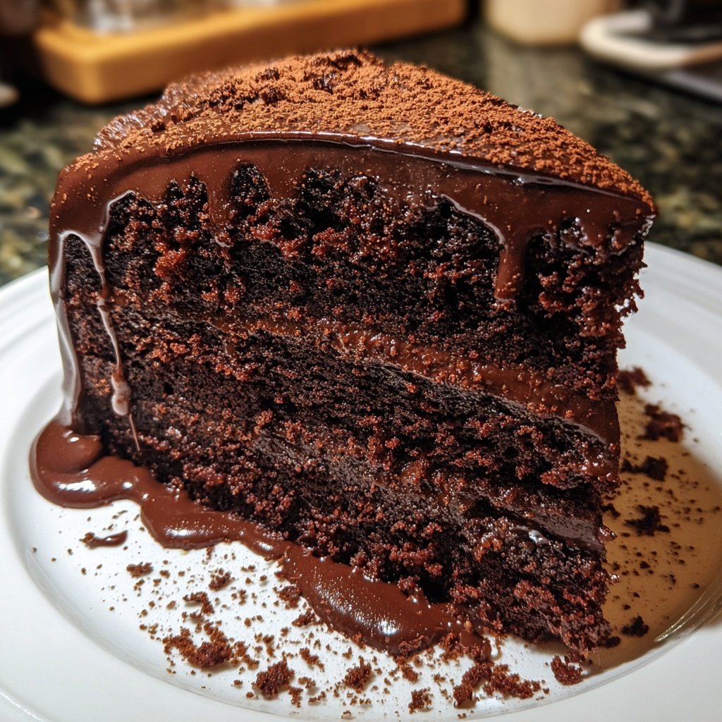 Chocolate Cake With Ganache