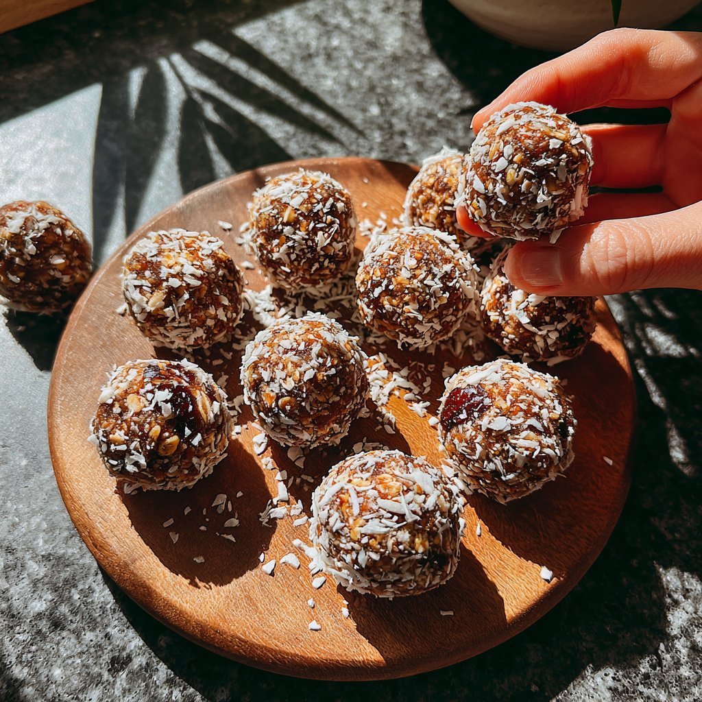 Protein Balls with Dates and Oats