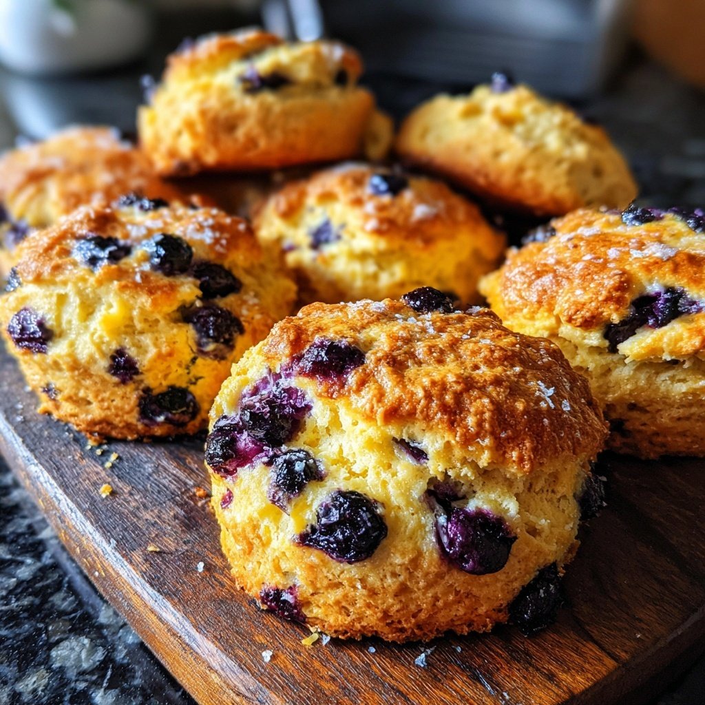 Blueberry Lemon Breakfast Scones