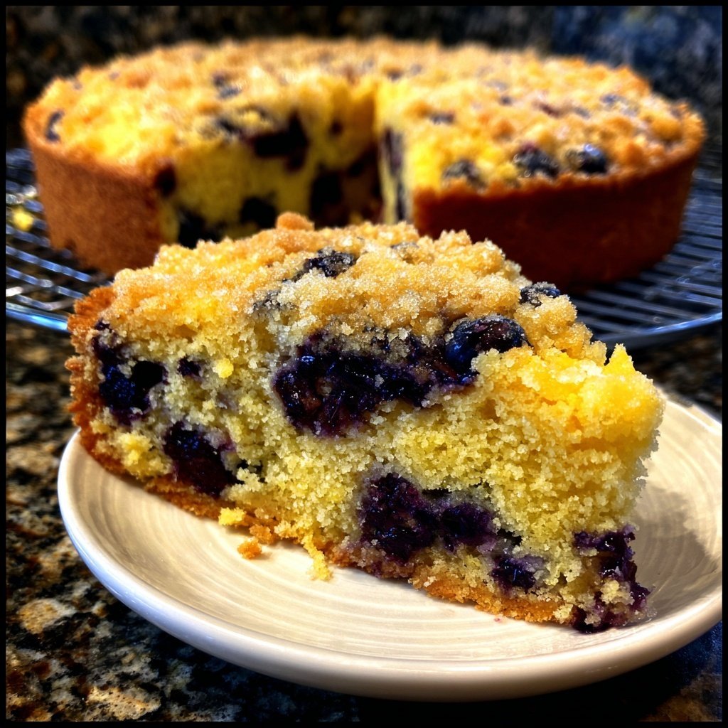 Lemon Blueberry Coffee Cake