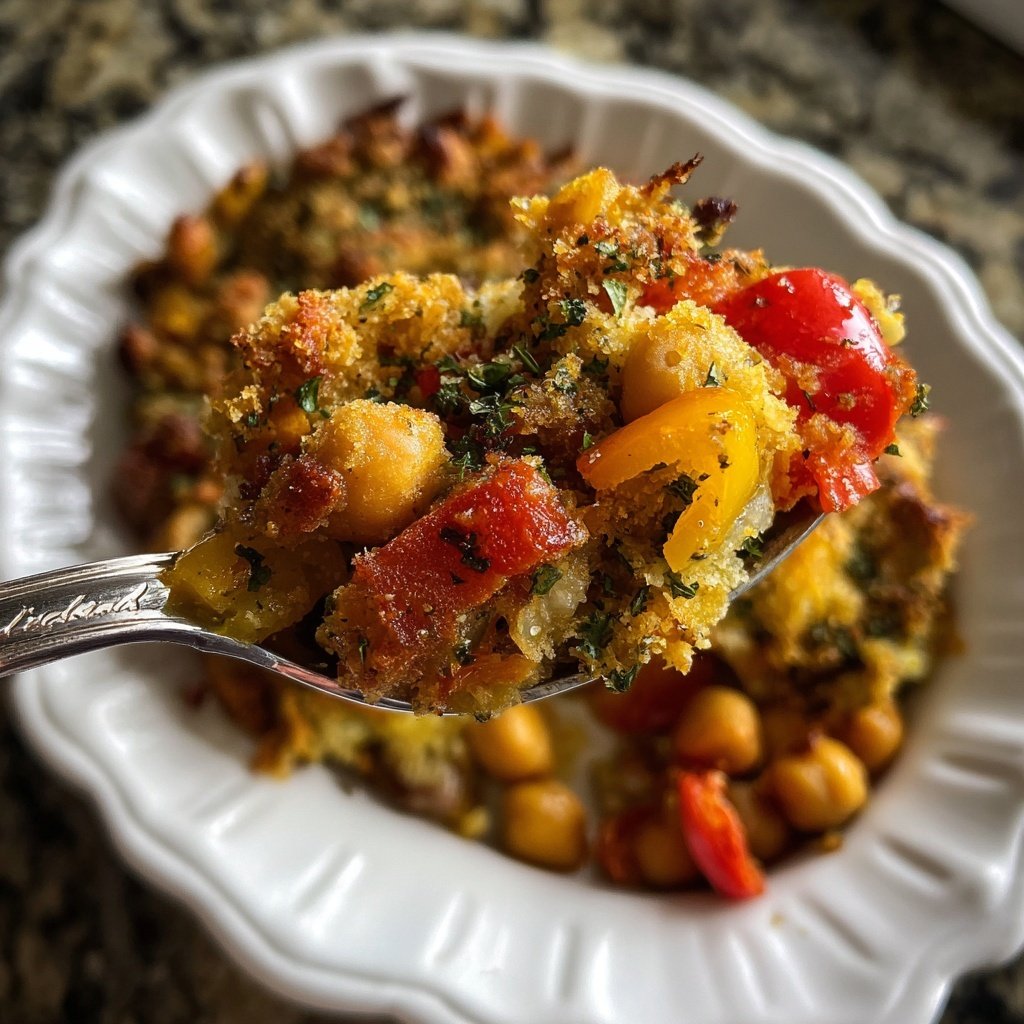 Baked Veggie Chickpea Bake